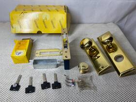 26500000 Mul-t-lock Mortise 1453 Brass Handles 006 Key Way High Security 4 Keys
