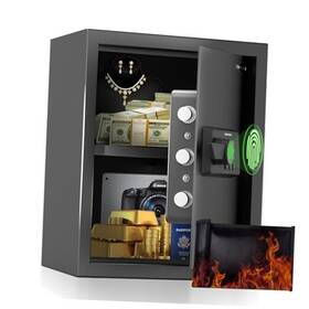 Hs-f102 Mutak Smart Home Safe 1.5 Cub Biometric Box Quick-access With Cubic Feet