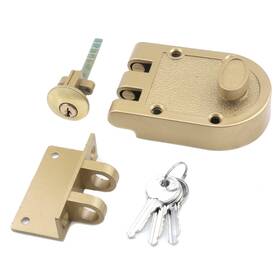 Amt03122680 My Mironey Jimmy Proof Deadbolt Lock Heavy Duty Safety Single Cylinder Inch