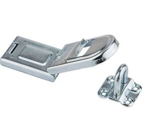 N226-510 National Mfg Sales Co Hardware Zinc-plated Hinged Safety Hasp 6-1/2 Inch V40 Lot Of 3