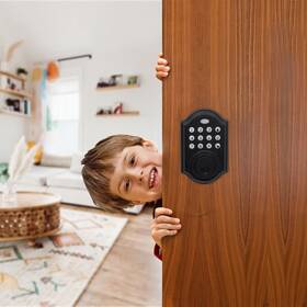 1-touch Natsukage 03001 Keypad Deadbolt Electronic Keyless Entry Auto Lock Locking
