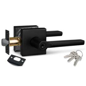 Hd1601-db-et-1p Newbang Keyed Entry Lever Lock In Matte 1 Pack Different