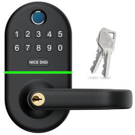 Nice Digi 709226965710 Smart Keypad Door Lock With Handle Keyless Entry For Front -