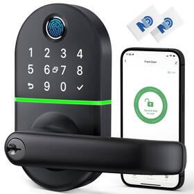Nice Digi 716963370950 Smart Keypad Door Lock With Handle Keyless Entry For Front -