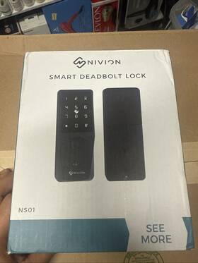 Ns-01 Nivion Security Smart Lock Fingerprint Keyless Entry Door
