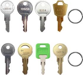 16120 Nobrand 8 Master Key Set 9901 751 501 126 545 84 E114 74 Truck Tool Box Rv