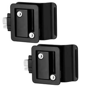 Nstarsmotor 783906667484 Upgraded Rv Travel Trailer Entry Door Lock 2 Pack Black Latch With