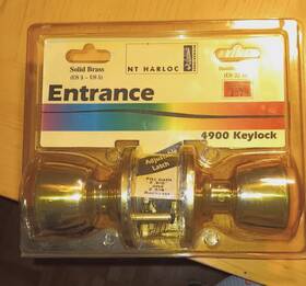 4900 Nt Harloc 081023013017 New Original Packaging 1993 /nt Solid Brass Keylock Newman Tonks