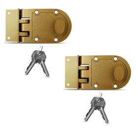 Nu-set 715590212527 Lock Jimmy Proof Style Deadbolt Inter Locking Double Cylinder Deadbo