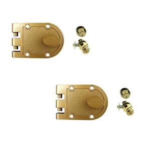 Nu-set 715590272828 Lock Jimmy Proof Style Inter Locking Single Cylinder Deadbolt And Econ