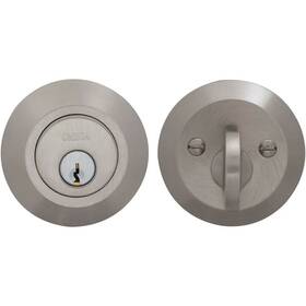 Moddba34.38.15 Omnia Moddba34 Deadbolt Single Cylinder X Thumbturn Satin Nickel Finished