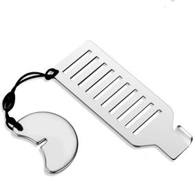 Ozozo 738626540081 Portable Door Lock For Travel - Improved Hotel Silver