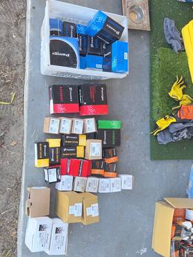 Fd3p1 Pamex Hardware Lot Leverset Deadbolt Locks Dummy Lever Entry 37 Total Boxes
