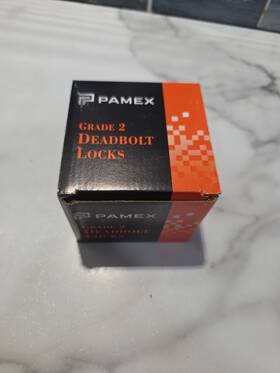 Fd791 Pamex Grade 2 Single Cylinder Deadbolt