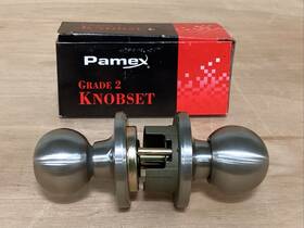 Ft363b Pamex Sierra G2 Grade 2 Passage Doorknob Set Satin Stainless Steel New