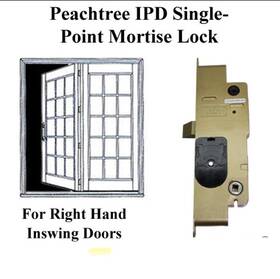 Peachtree 049793926937 French Door Mortise Lock Right Hand Inswing Open Box-new