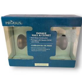 Pegasus 704780172123 New Handley Solid Brass Privacy Bed And Bath Handle Door Set Matte Bronze