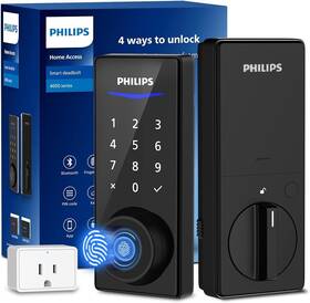 Philips 1hb Wi-fibridge Wi-fi Smart Door Lock Keyless Entry With App Control Fingerpr