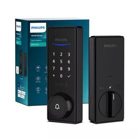 Philips 445005335321 Matte Black Wi-fi-enabled Smart Deadbolt With Palm Recognition Works Many