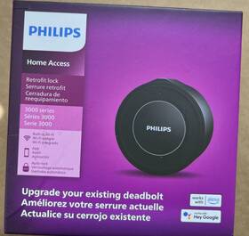Philips 850071183092 Home Access Wi-fi Retrofit Smart Door Deadbolt Lock Black