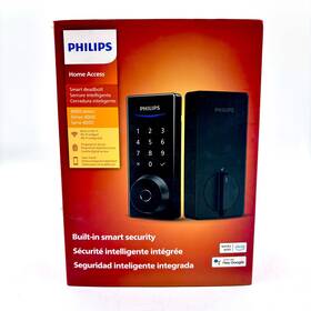 Philips 850071183375 Home Access Smart Deadbolt 4000 Series With Fingerprint Sensor App