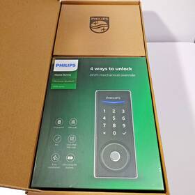 Ddl210x-1h-l Philips Fingerprint Door Lock Black Keyless Bluetooth