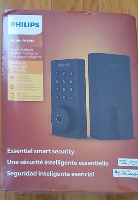 Ddl242x-1hw-60 Philips Phillips Home Access Smart Deadbolt 4200 Series Lock