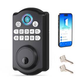 Mms-2-us-b Physen Keyless Entry Door Lock - Fingerprint Locks With App Control Smart Dea