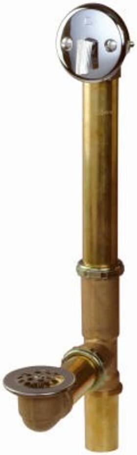 606rb Plumb Pak Corporation Trip Lever Bath Drain Assembly Brass Polished Chrome Trim 1.5- Inch -606rb