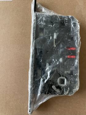 B06102 Polaris Interior Door Mortise Latch Agb 2xt With Privacy In Black Magnetic