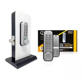 Premier Lock 744110626346 Mechanical Spring Deadbolt - Keyless With Combination Push Buttons