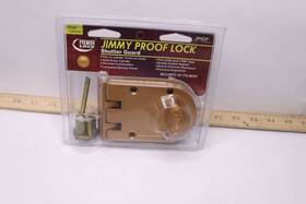 Jp02f Premier Lock Laquer Single Cylinder Jimmy Proof Die Cast Deadbolt Set