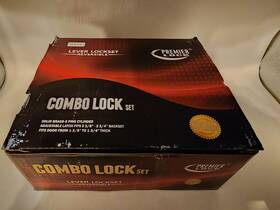 Led03c Premier Lock Stainless Steel Entry Door Handle Combo Set With Deadbolt And 4 Sc1 Keys K