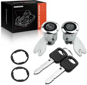 F37z1022050a Premiumpartswhosale Door Lock Cylinder And Keys Set Compatible With Ford F-150/f-250/f-350 Ranger Expl