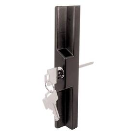 Prime-line 049793011398 C 1139 Sliding Door Outside Pull With Key Black Diecast Single Pack