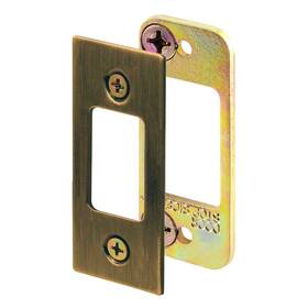 Prime-line 049793024800 E 2480 Deadbolt Strike 2-3/4 Inch Steel Antique Brass Single Pack
