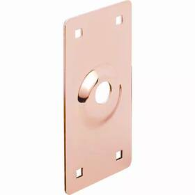 Prime-line 313116420489 Bright Brass Steel Cylinder Guide