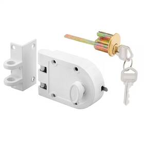 Prime-line 445028262284 Diecast Brass Night Latch And Locking Cylinder