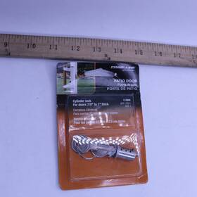 E-2005 Prime-line Wafer Type Sliding Door Cylinder Lock Diecast Chrome 1 Inch E 2005