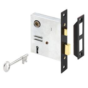 E-22947 Prime-line E 22947 Vintage Style Indoor Mortise Lock Assembly Kit Cast Steel Construct
