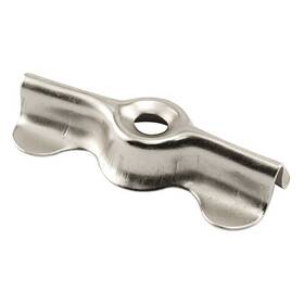Pl-14843 Prime-line Pl 14843 Nickel-plated Double-wing Flush Clips 25 Pack