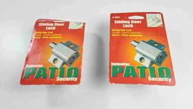 Prime Line Products 049793098610 Pair Of Prime-line U 9861 Sliding Door Keyed Lock Defender Patio Security