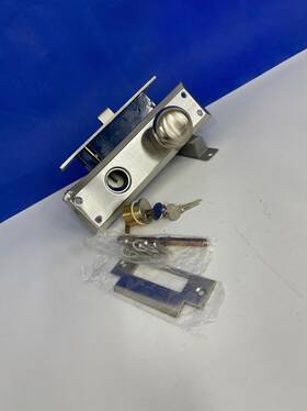 Se-27590 Prime-line Products Segal Se 27590 Mortise Lock Set Satin Nickel Left Hand 2-1/2 Inch Backset