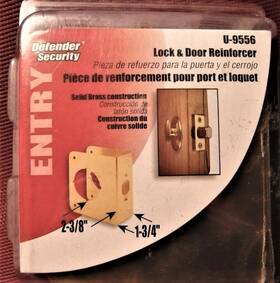 U-9556 Prime Line Products Lock And Door Reinforcer Inch U-9556. New Sealed