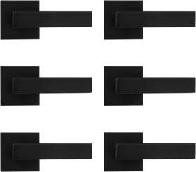 Probrico 716955853812 Pack Of 6 Door Lever Dummy Handle For Black