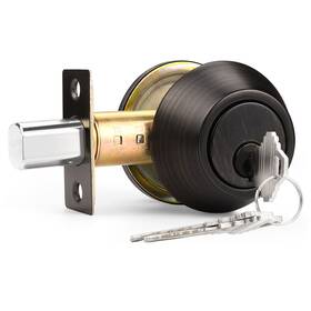 Dld101orbdb-607 Probrico Single Cylinder Deadbolt Exterior Door Keyed Entry Oil Rubbed Bronze Finish