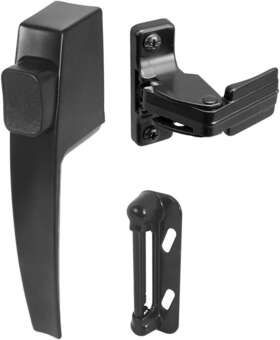 K-5007 Products Defender Security U 9928 Keyed Sash Lock Only Unlocks With Key Single Pack Black