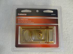 0796391 Prosource Brass Rim Deadbolt / Night Latch With 2 Keys - New