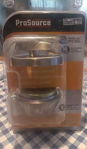 07902 Prosource 46337 Single Cylinder Deadbolt Satin Nickal Finish