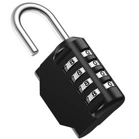 Th001ay Puroma Combination Lock 4 Digit Waterproof Locker Locks Secure Basic Black
